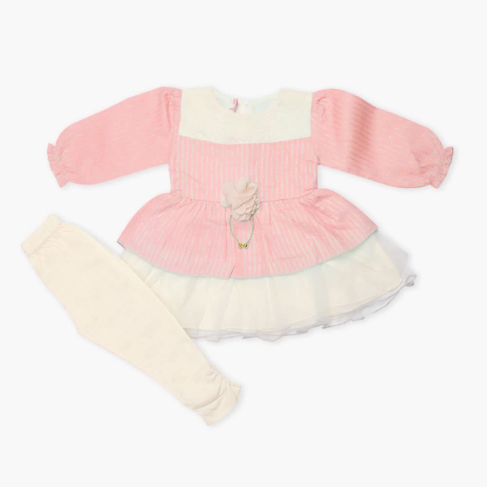 Girls Tights Suit - Pink, Girls Suits, Chase Value, Chase Value