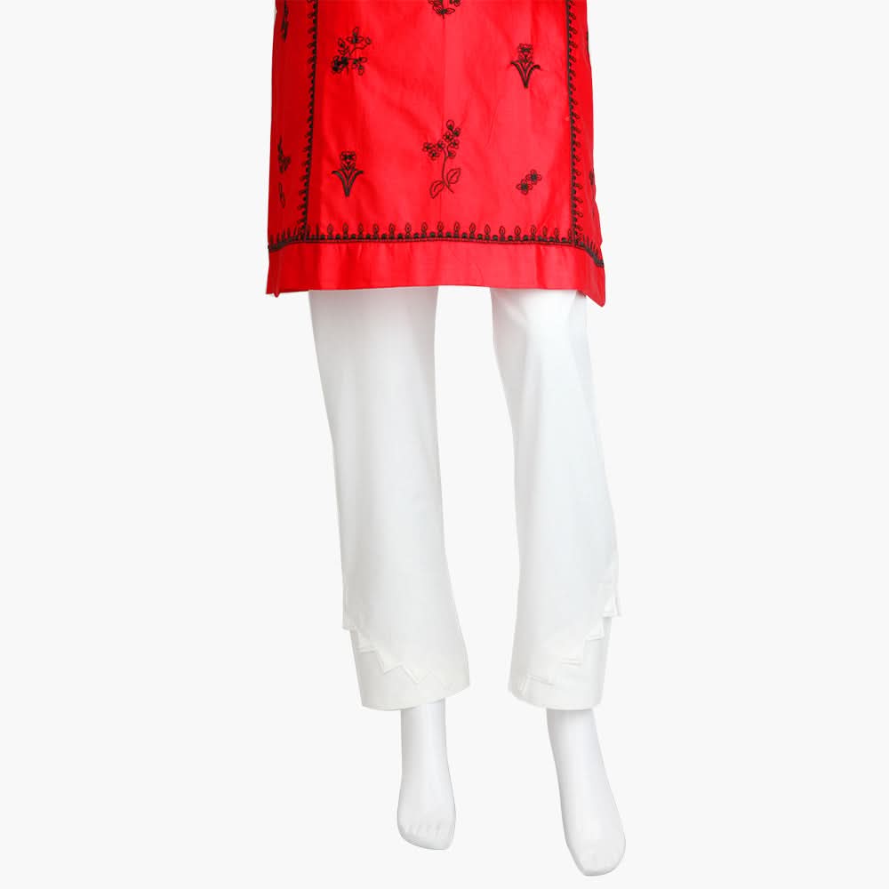 Women's Woven Trouser - White, Women Pants & Tights, Chase Value, Chase Value