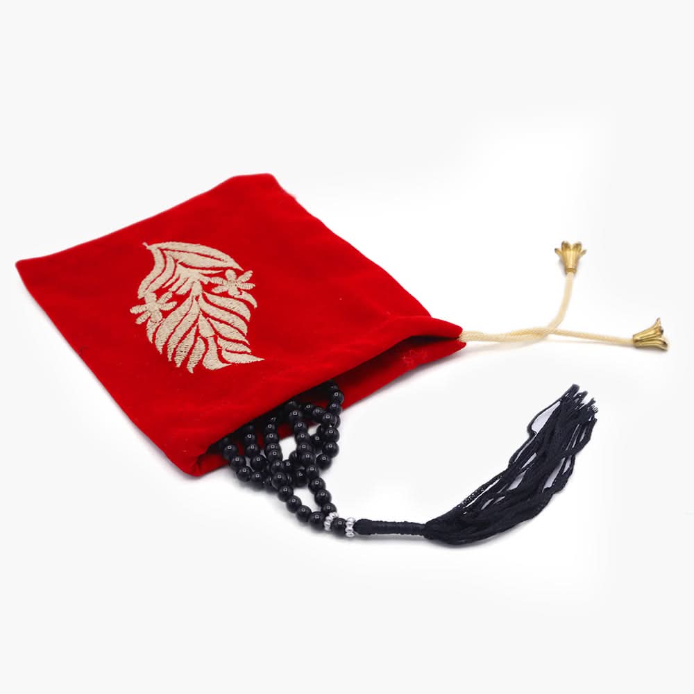 Tasbih With Pouch - Red, Home Accessories, Chase Value, Chase Value