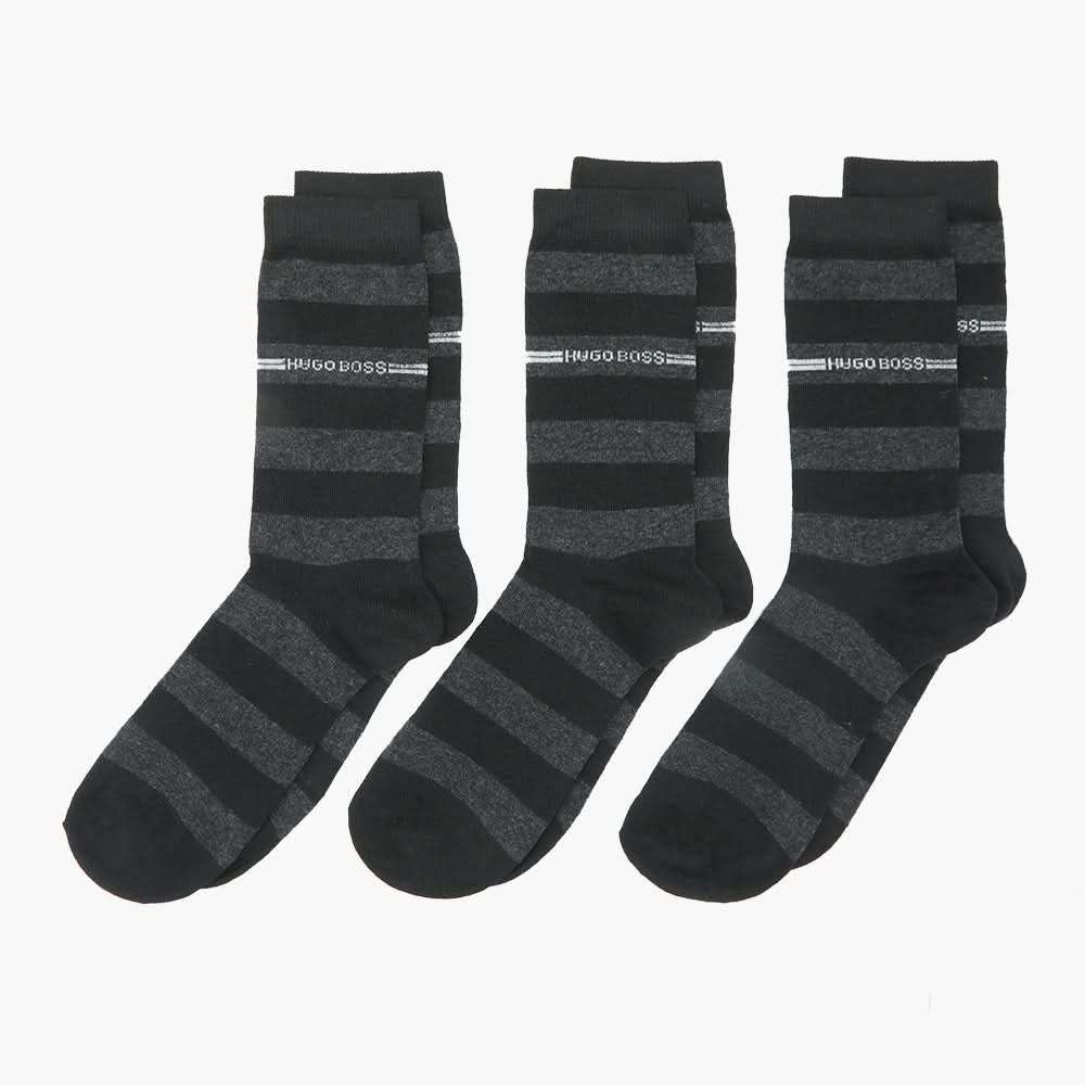 Men's Lycra Sock Pack of 3 - Dark Grey, Men's Socks, Chase Value, Chase Value