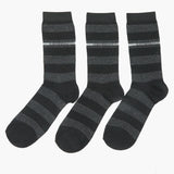 Men's Lycra Sock Pack of 3 - Dark Grey, Men's Socks, Chase Value, Chase Value
