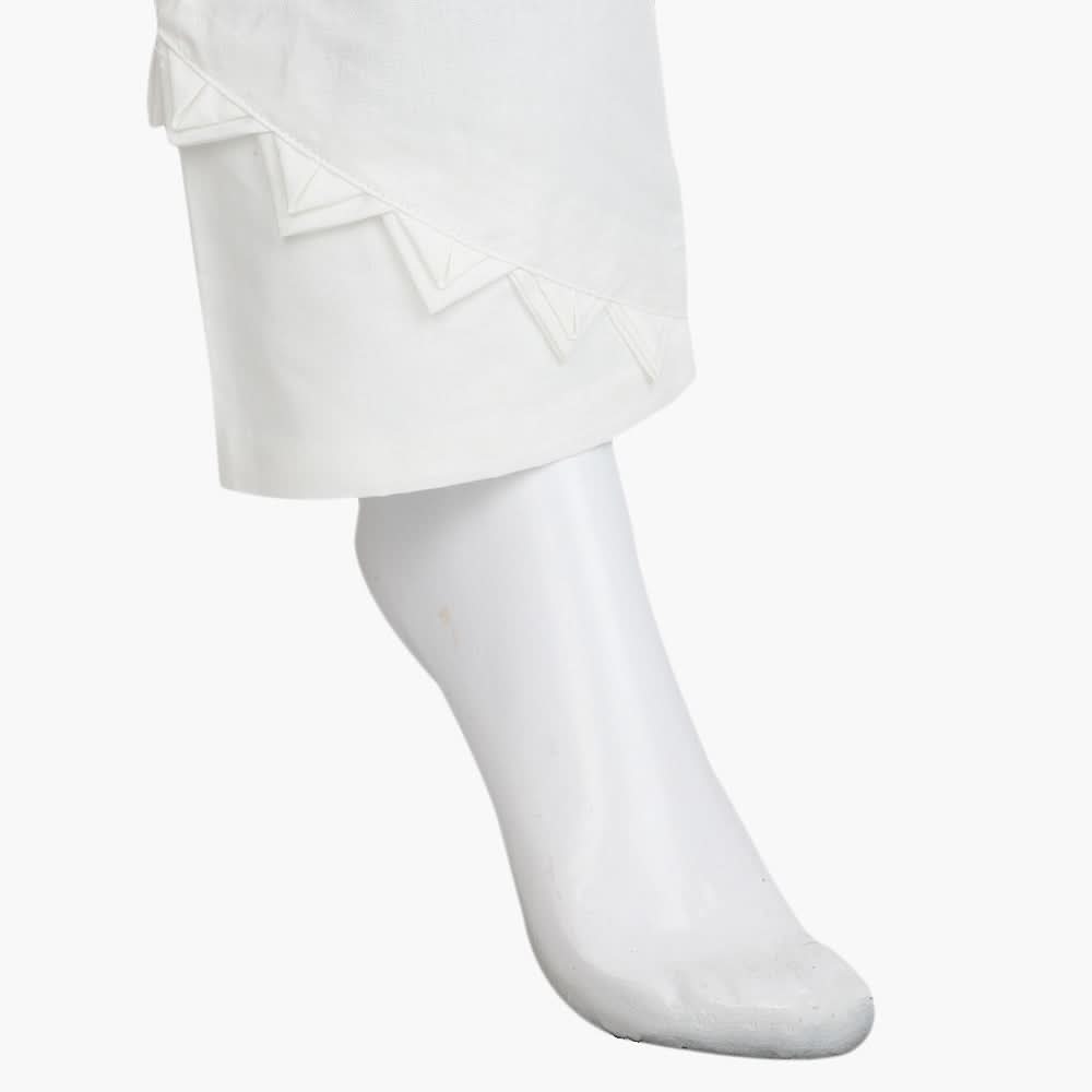 Women's Woven Trouser - White, Women Pants & Tights, Chase Value, Chase Value