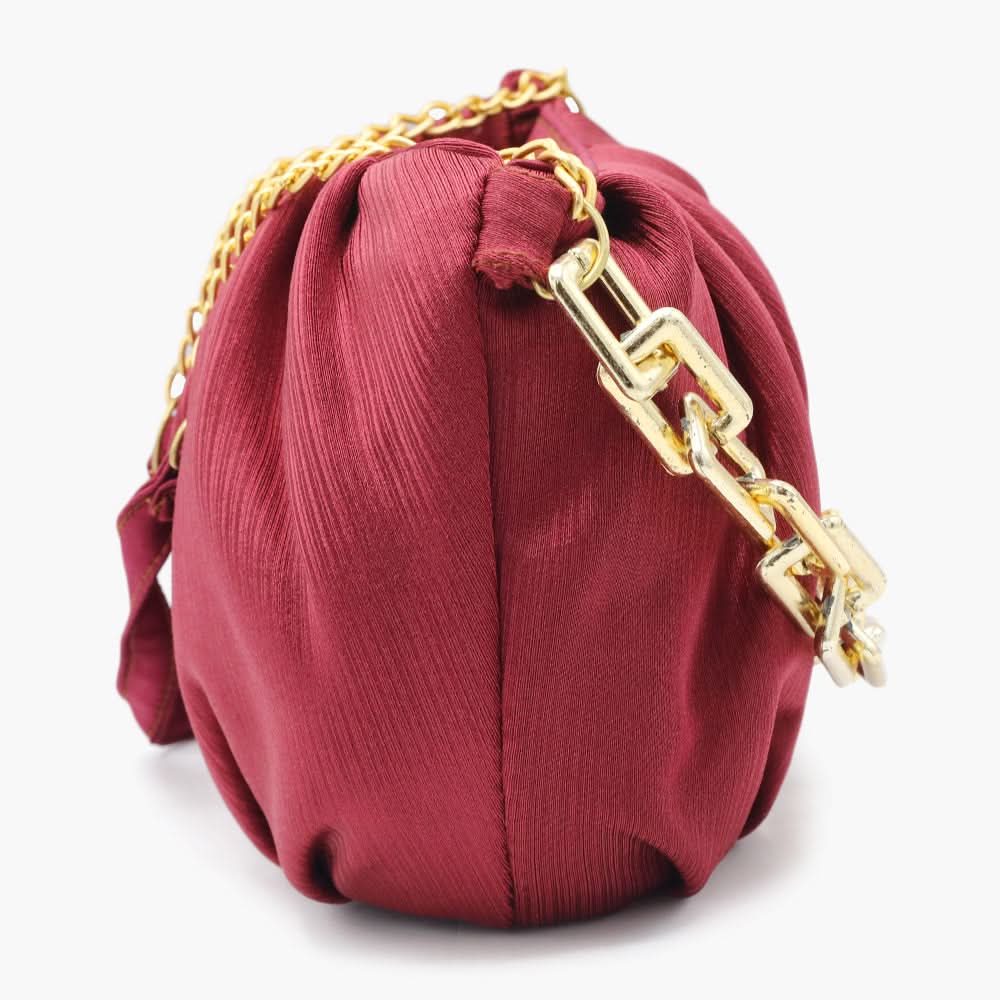 Women's Shoulder Bag - Maroon, Women Bags, Chase Value, Chase Value