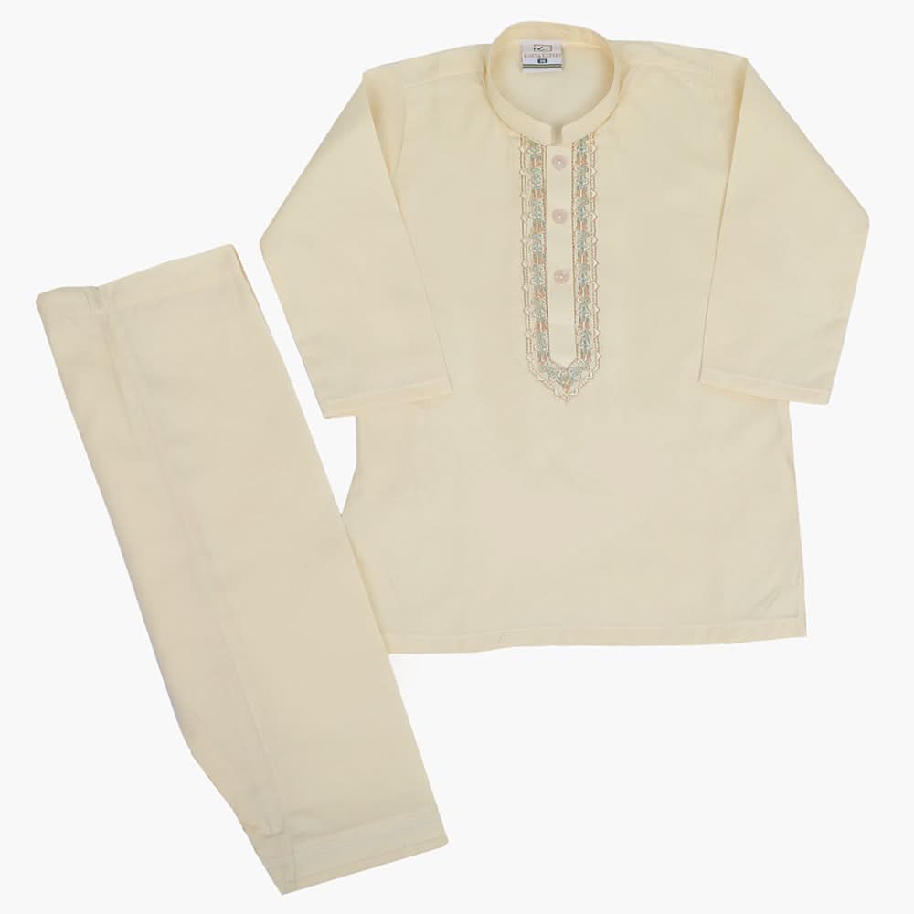 Boys Shalwar Suit - Cream, Boys Shalwar Kameez, Chase Value, Chase Value