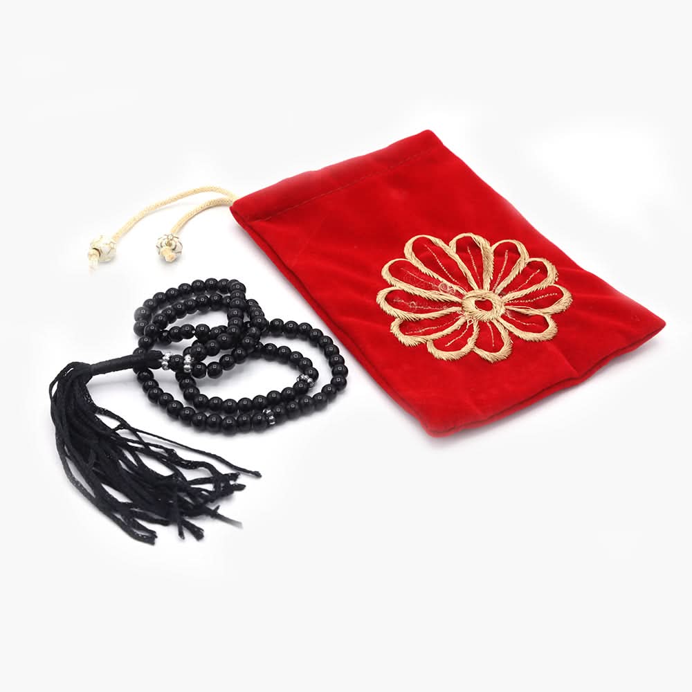 Tasbih With Pouch - Red, Home Accessories, Chase Value, Chase Value