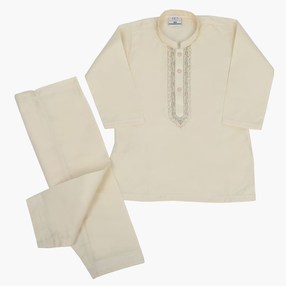 Boys Shalwar Suit - Cream, Boys Shalwar Kameez, Chase Value, Chase Value