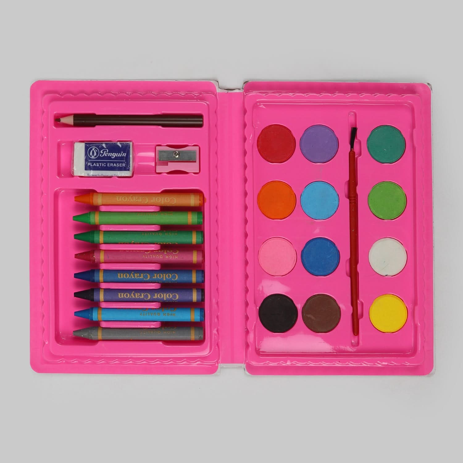 Art Case Color Set Pack Of 24 - Pink, Coloring Tools, Chase Value, Chase Value