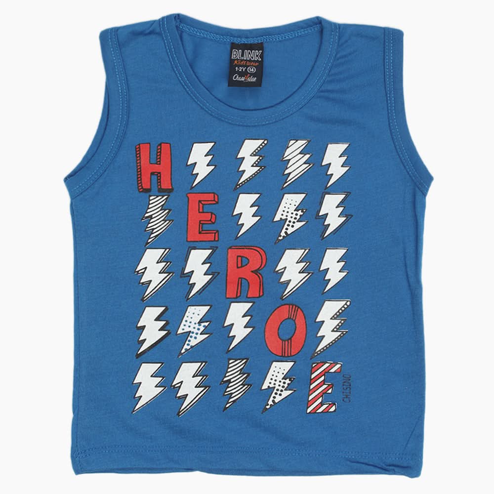 Boys Sando - Blue, Boys T-Shirts, Chase Value, Chase Value