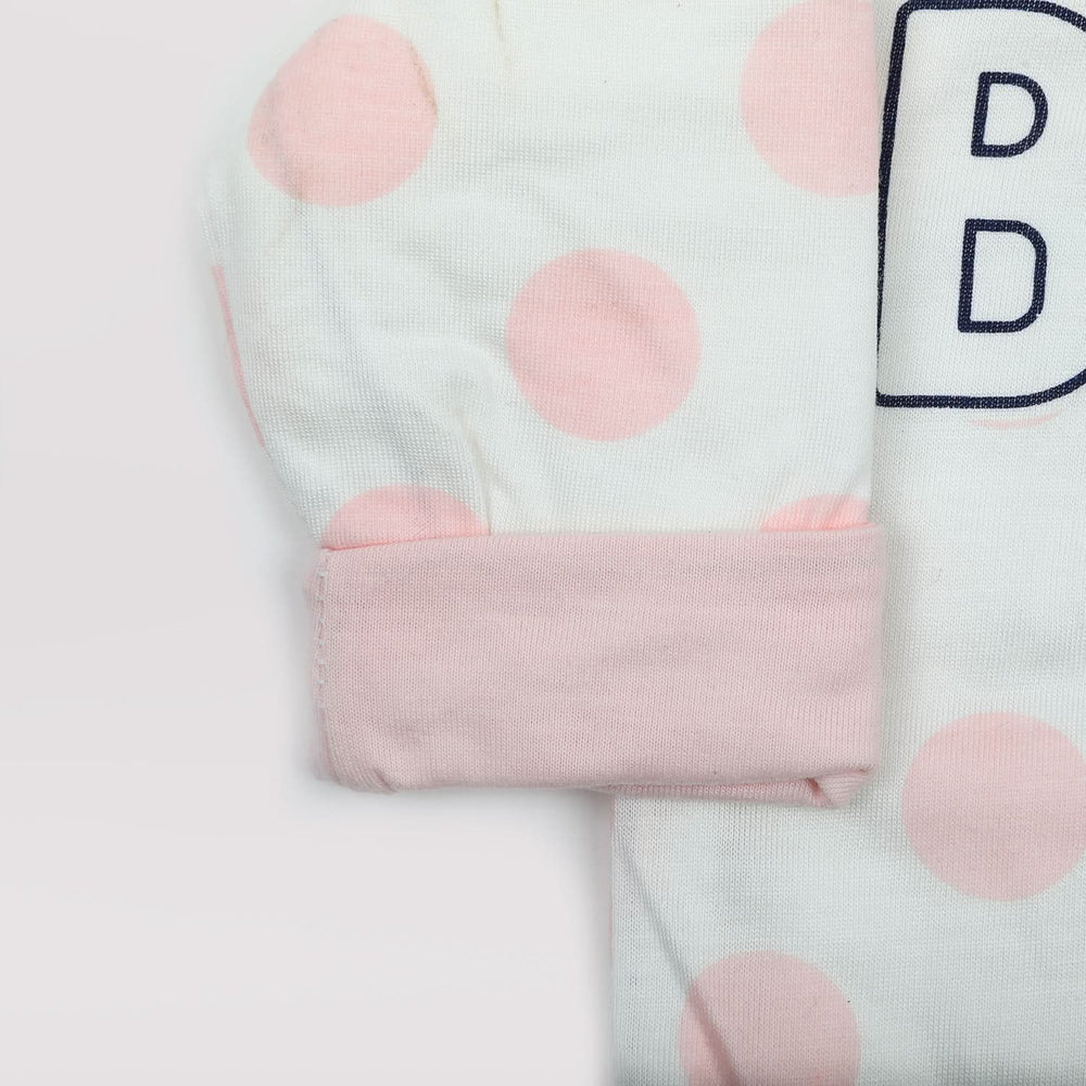 Newborn Girls Full Sleeves Suit - Light Pink, Newborn Girls Sets & Suits, Chase Value, Chase Value