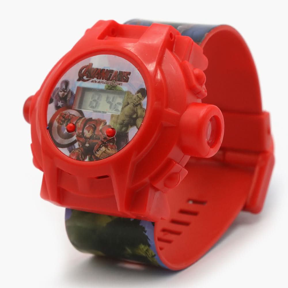 Kids Projector Watch - Red, Boys Watches, Chase Value, Chase Value