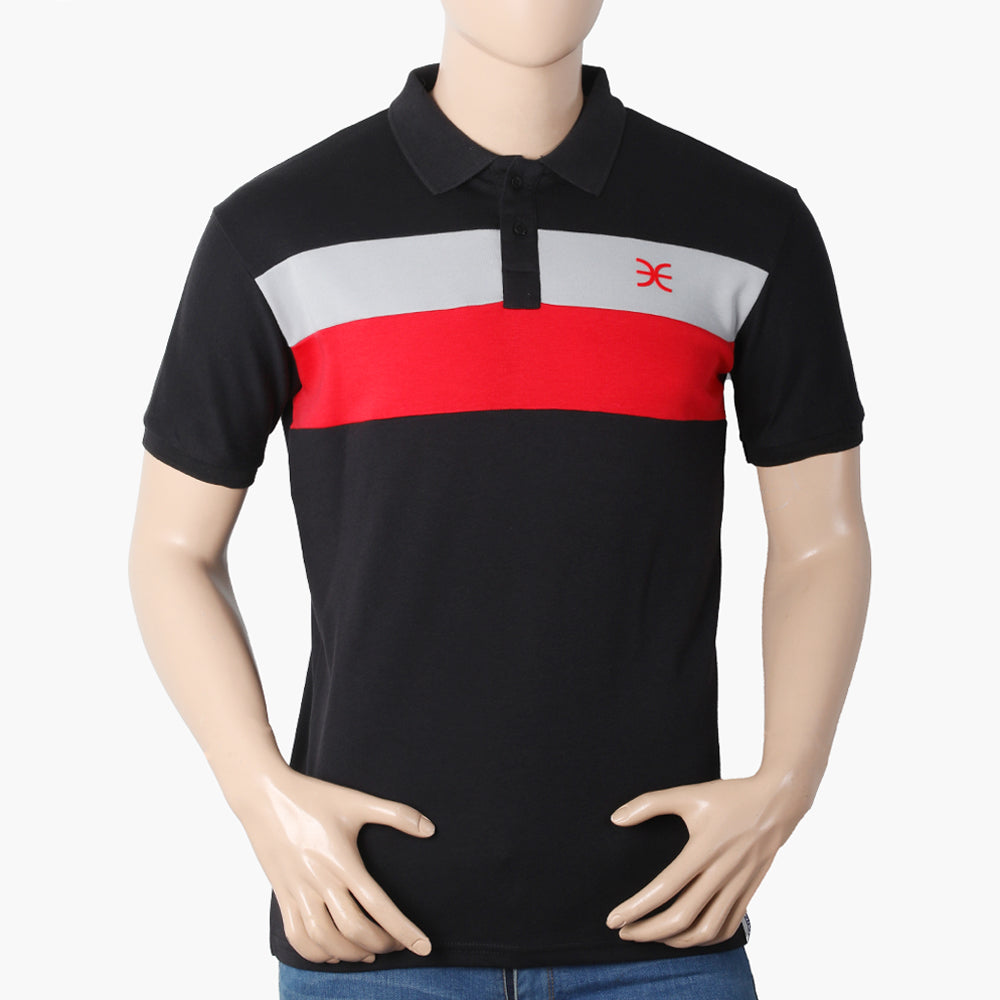 Eminent Men's Half Sleeves Polo T-Shirt - Black, Men's T-Shirts & Polos, Eminent, Chase Value