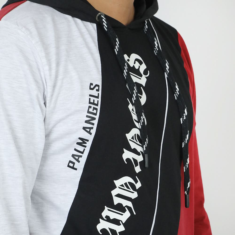 Men's Full Sleeves Hoodie T-Shirt - Maroon, Men's Jackets & Hoodies, Chase Value, Chase Value