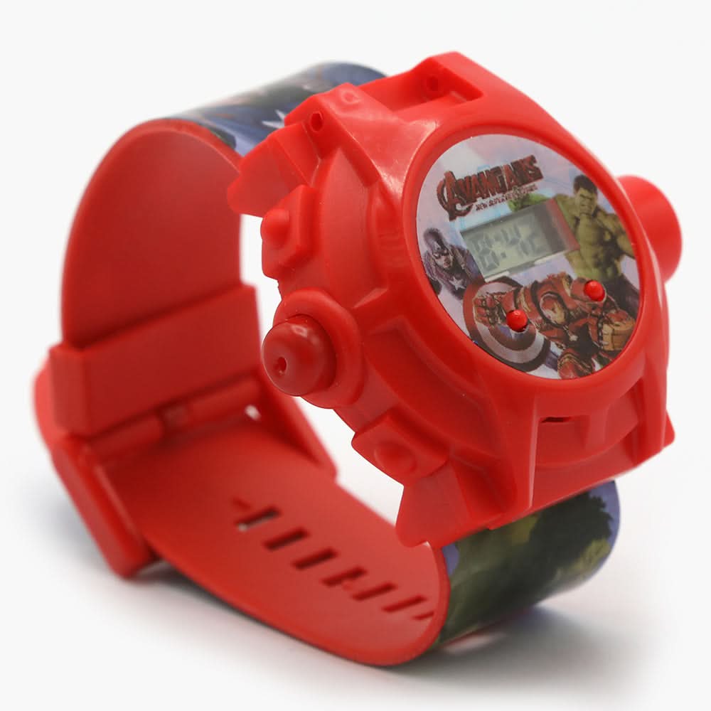 Kids Projector Watch - Red, Boys Watches, Chase Value, Chase Value