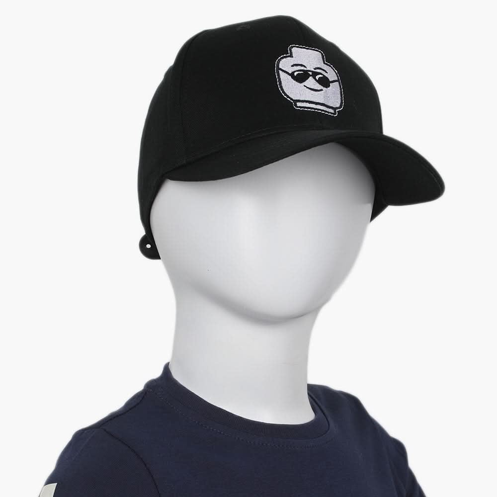 Boys P-Cap - Black, Boys Caps & Hats, Chase Value, Chase Value