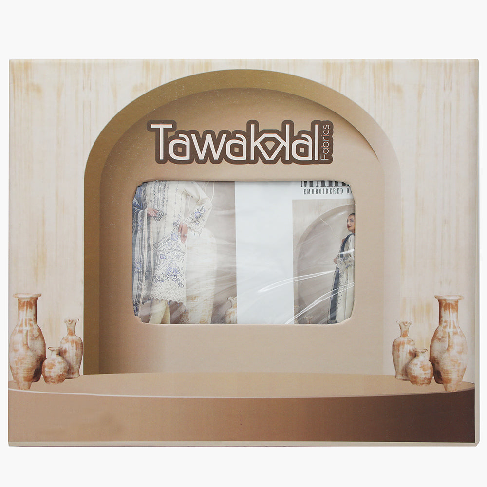 Mahrooh Embroidered Unstitched 3pcs Suit - 9258, Women, 3Pcs Shalwar Suit, Tawakkal Fabrics, Chase Value