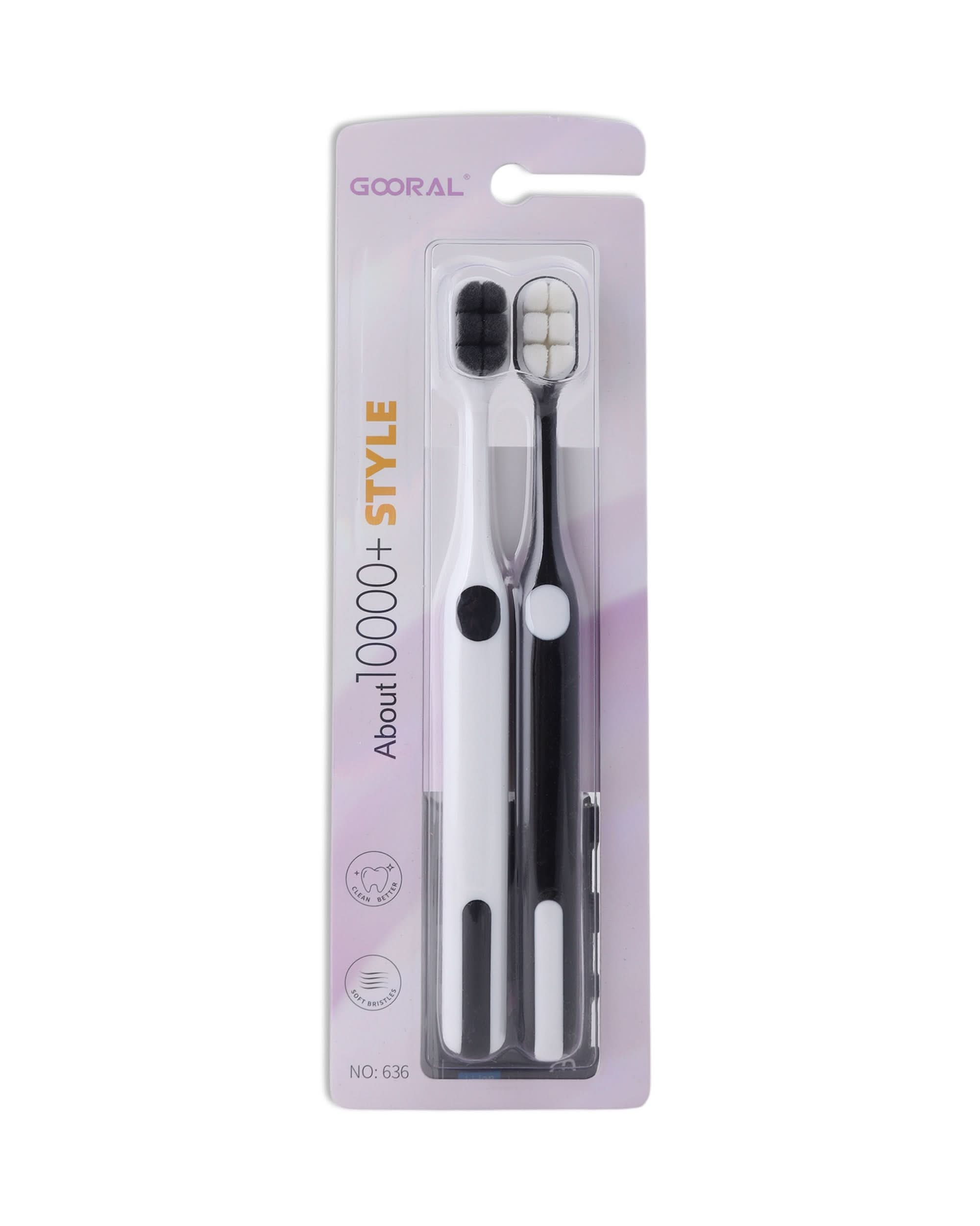 Tooth Brush - Black & White, Oral Care, Chase Value, Chase Value