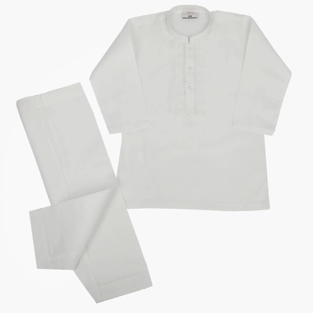 Boys Shalwar Suit - White, Boys Shalwar Kameez, Chase Value, Chase Value