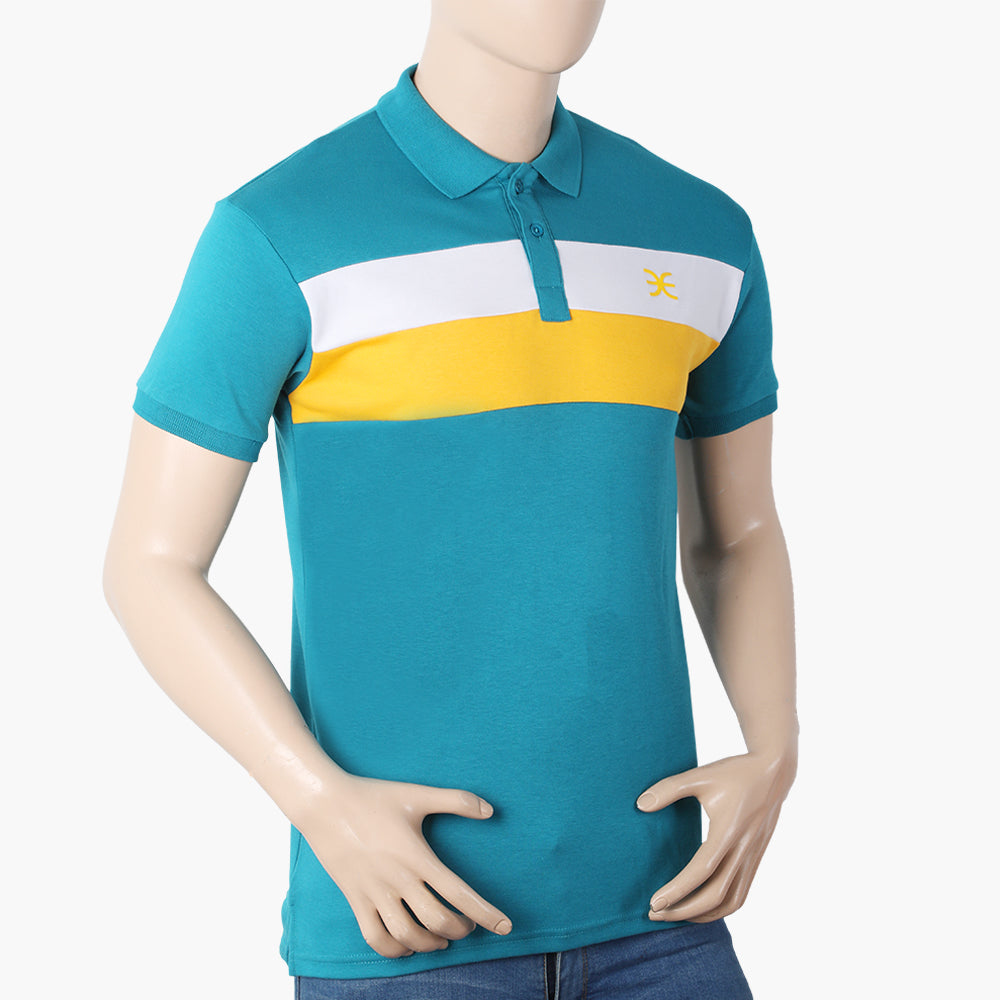 Eminent Men's Half Sleeves Polo T-Shirt - Sea Green, Men's T-Shirts & Polos, Eminent, Chase Value