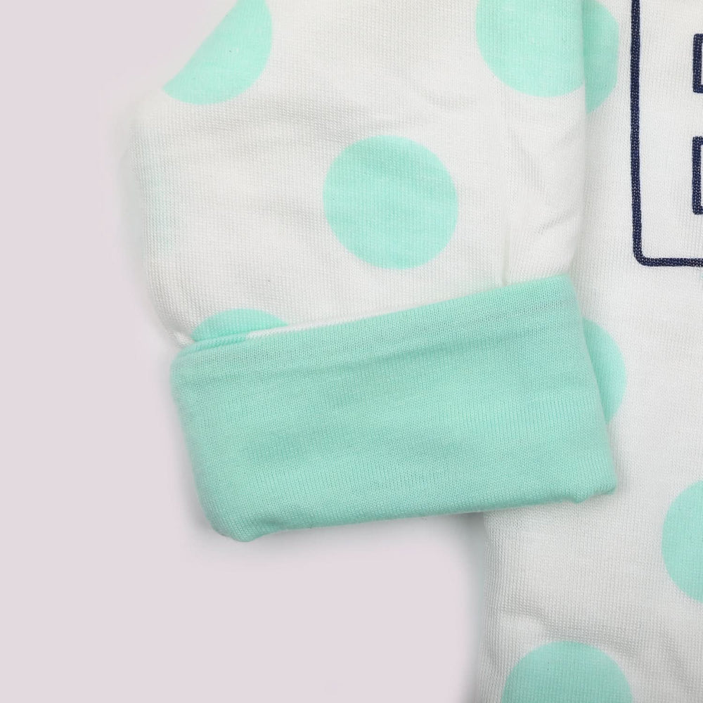 Newborn Girls Full Sleeves Suit - Cyan, Newborn Girls Sets & Suits, Chase Value, Chase Value