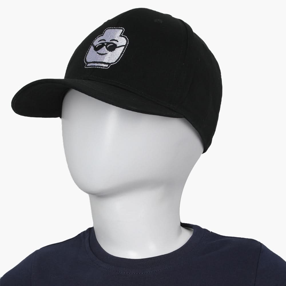 Boys P-Cap - Black, Boys Caps & Hats, Chase Value, Chase Value