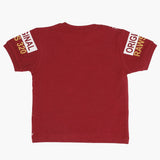 Boys Half Sleeves T-Shirt - Maroon, Boys T-Shirts, Chase Value, Chase Value