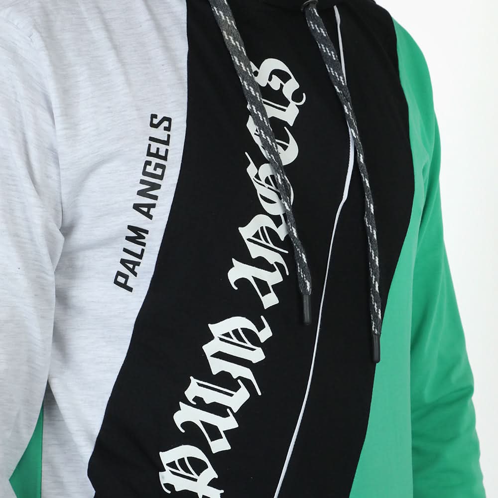 Men's Full Sleeves Hoodie T-Shirt - Green, Men's Jackets & Hoodies, Chase Value, Chase Value
