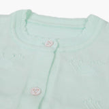 Newborn Girls Sweater - Cyan, Newborn Girls Winterwear, Chase Value, Chase Value