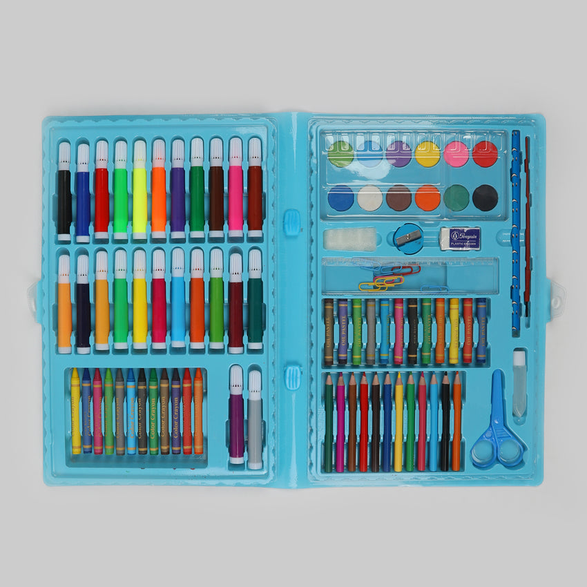 Art Case Color Set 86pcs - Sky Blue