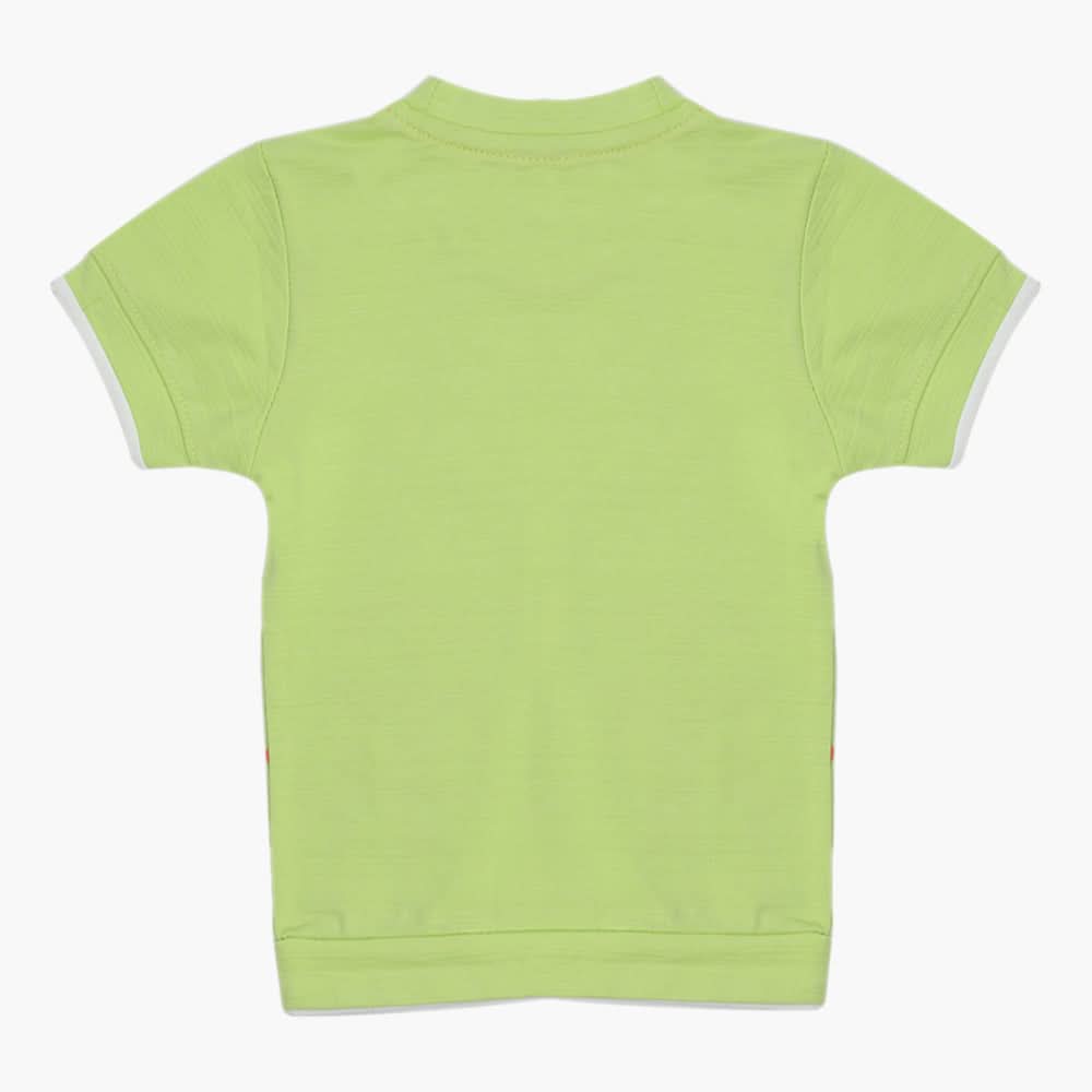Boys Half Sleeves T-Shirt - Green, Boys T-Shirts, Chase Value, Chase Value