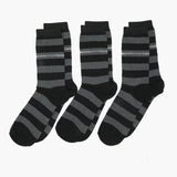 Men's Lycra Sock Pack of 3 - Grey, Men's Socks, Chase Value, Chase Value