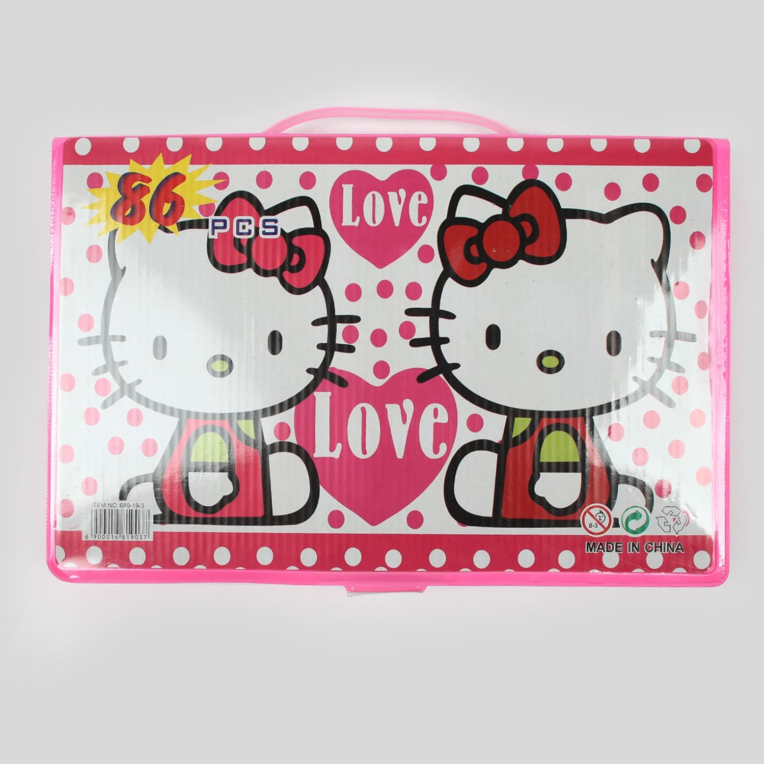 Art Case Color Set 86pcs - Pink, Coloring Tools, Chase Value, Chase Value