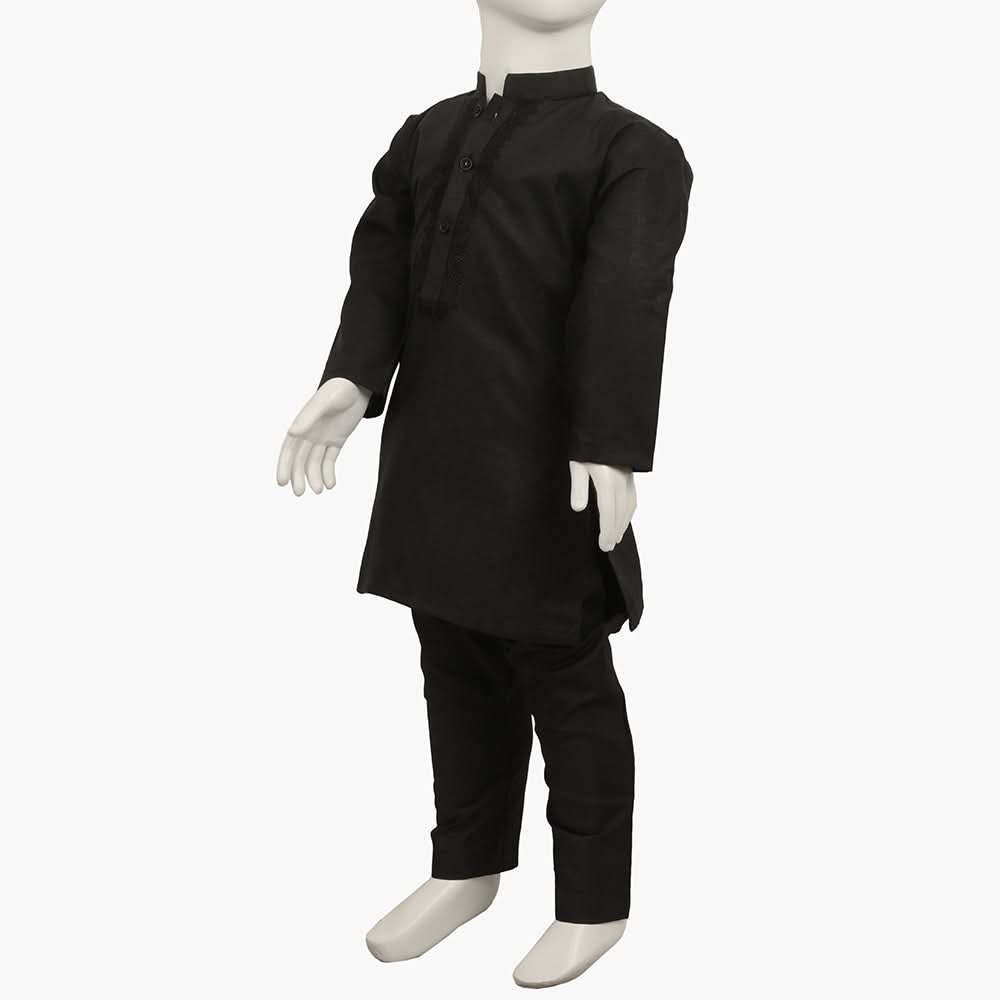 Boys Shalwar Suit - Black, Boys Shalwar Kameez, Chase Value, Chase Value
