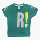 Boys Half Sleeves T-Shirt - Sea Green, Boys T-Shirts, Chase Value, Chase Value