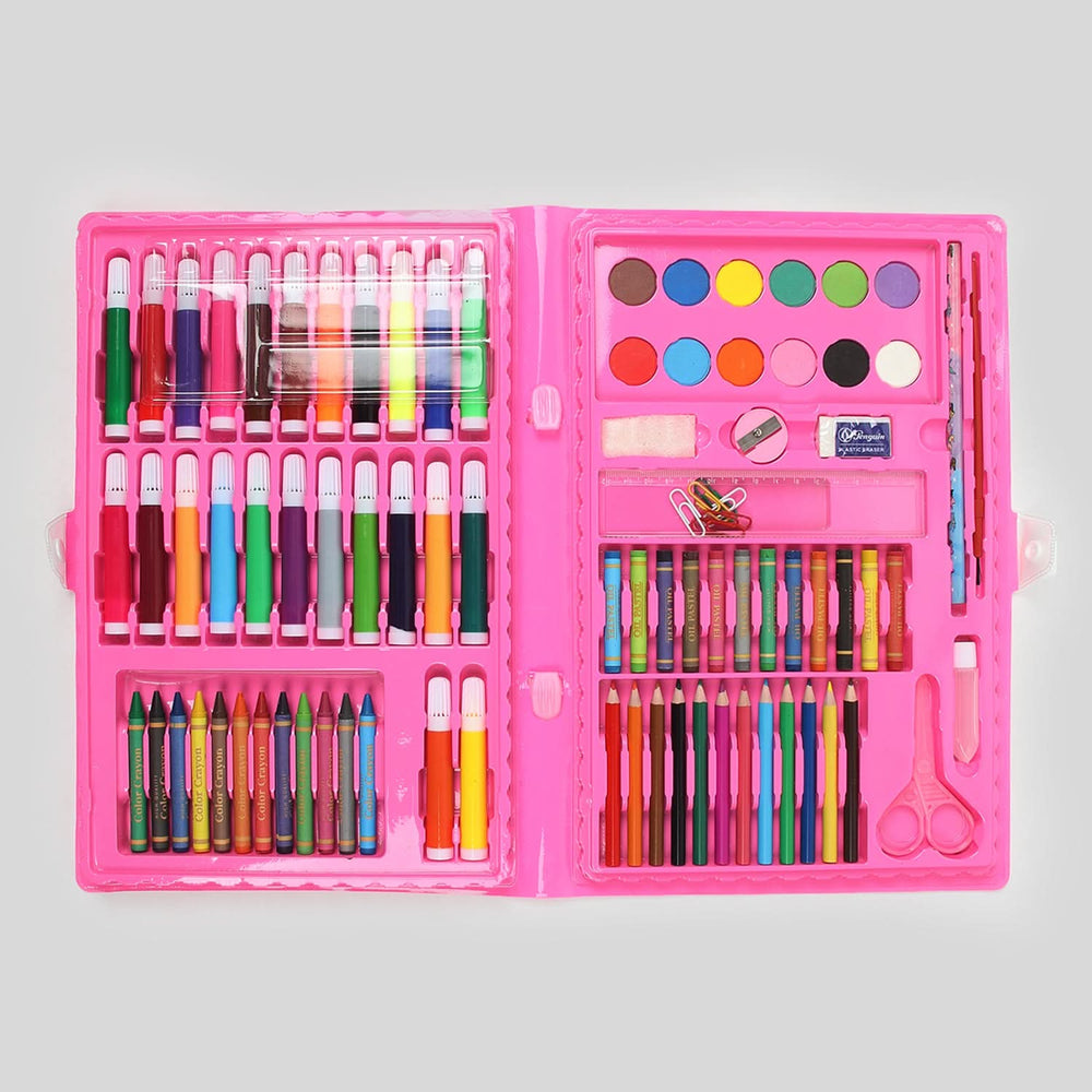 Art Case Color Set 86pcs - Pink, Coloring Tools, Chase Value, Chase Value