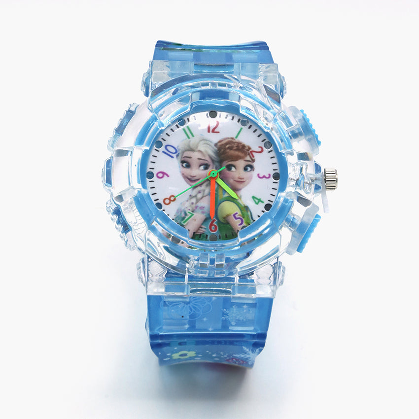 Girls Analog Watch Disco Light - Sky Blue, Girls Watches, Chase Value, Chase Value