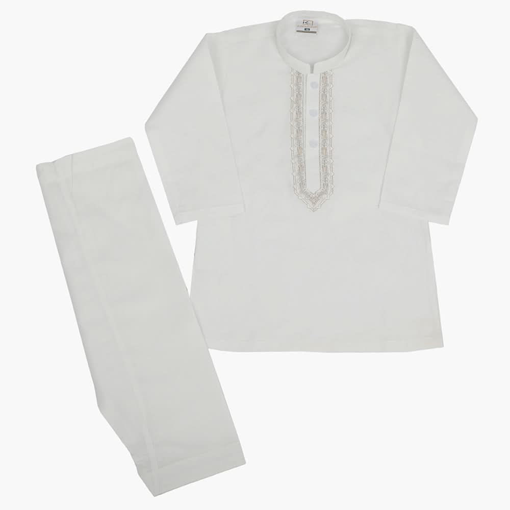 Boys Shalwar Suit - White, Boys Shalwar Kameez, Chase Value, Chase Value