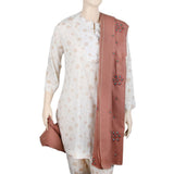 Women's Embroidered Dupatta - Tea Pink, Women Dupatta, Chase Value, Chase Value