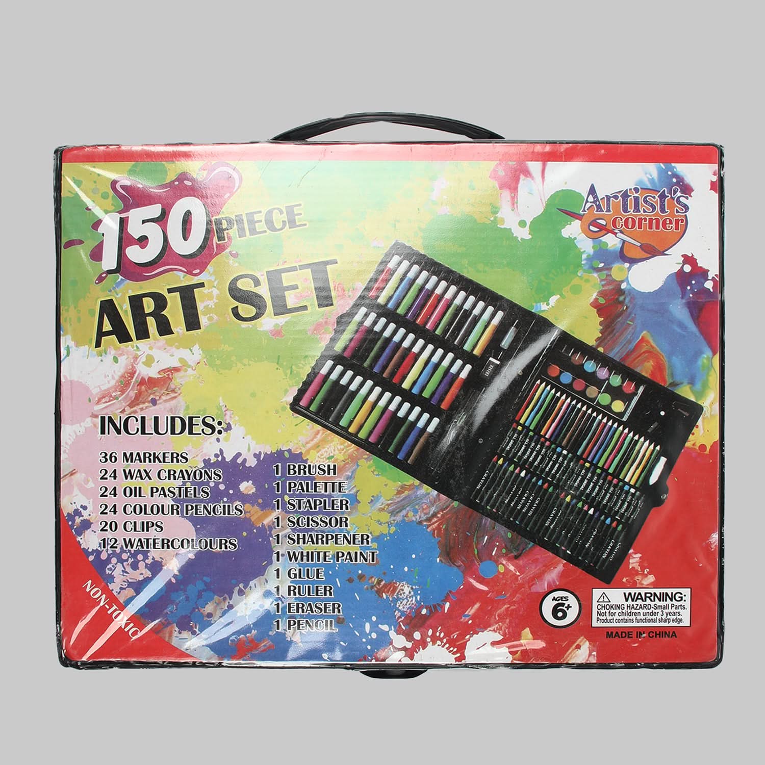 Art Case Color Set 150pcs - Black, Coloring Tools, Chase Value, Chase Value