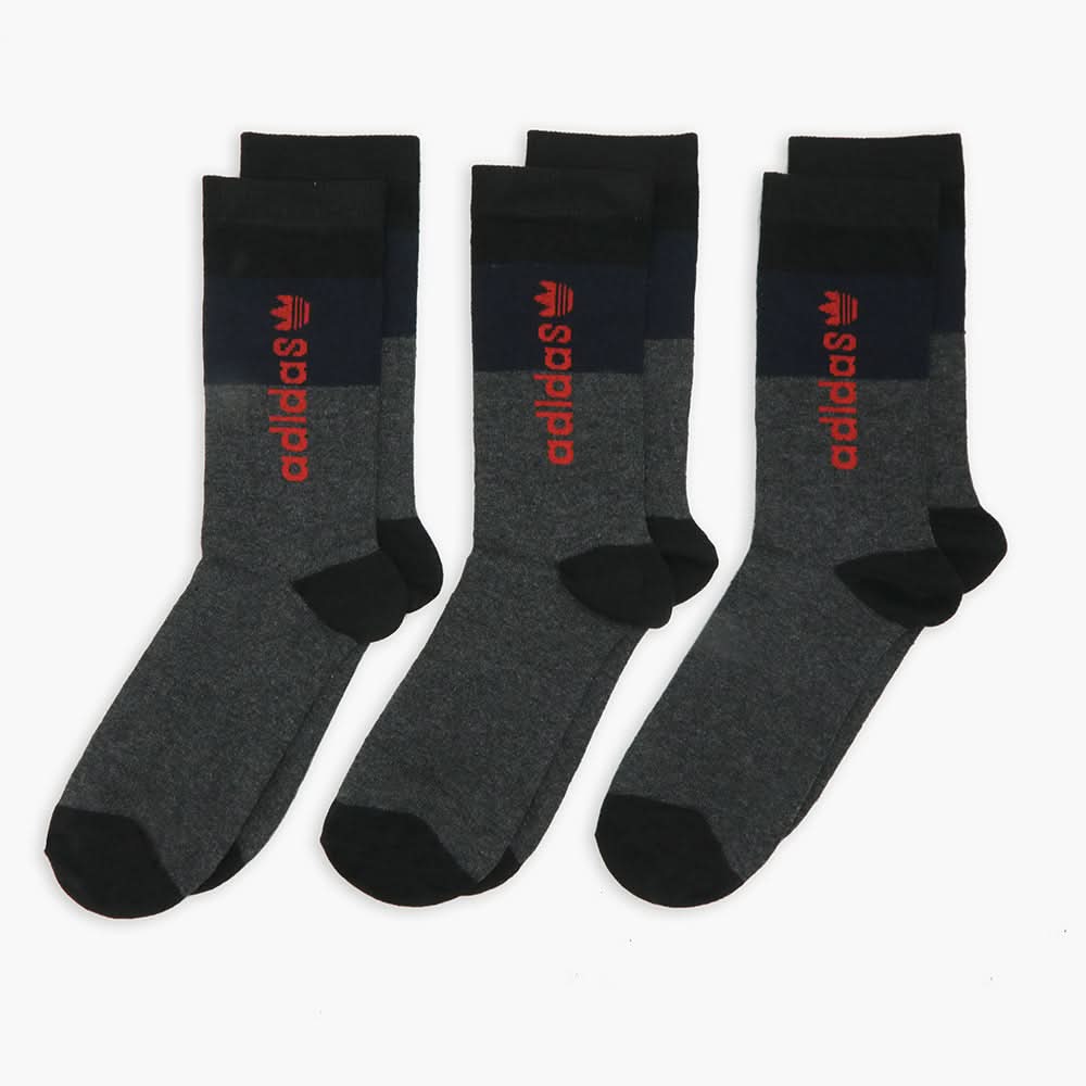 Men's Lycra Sock Pack of 3 - Grey, Men's Socks, Chase Value, Chase Value