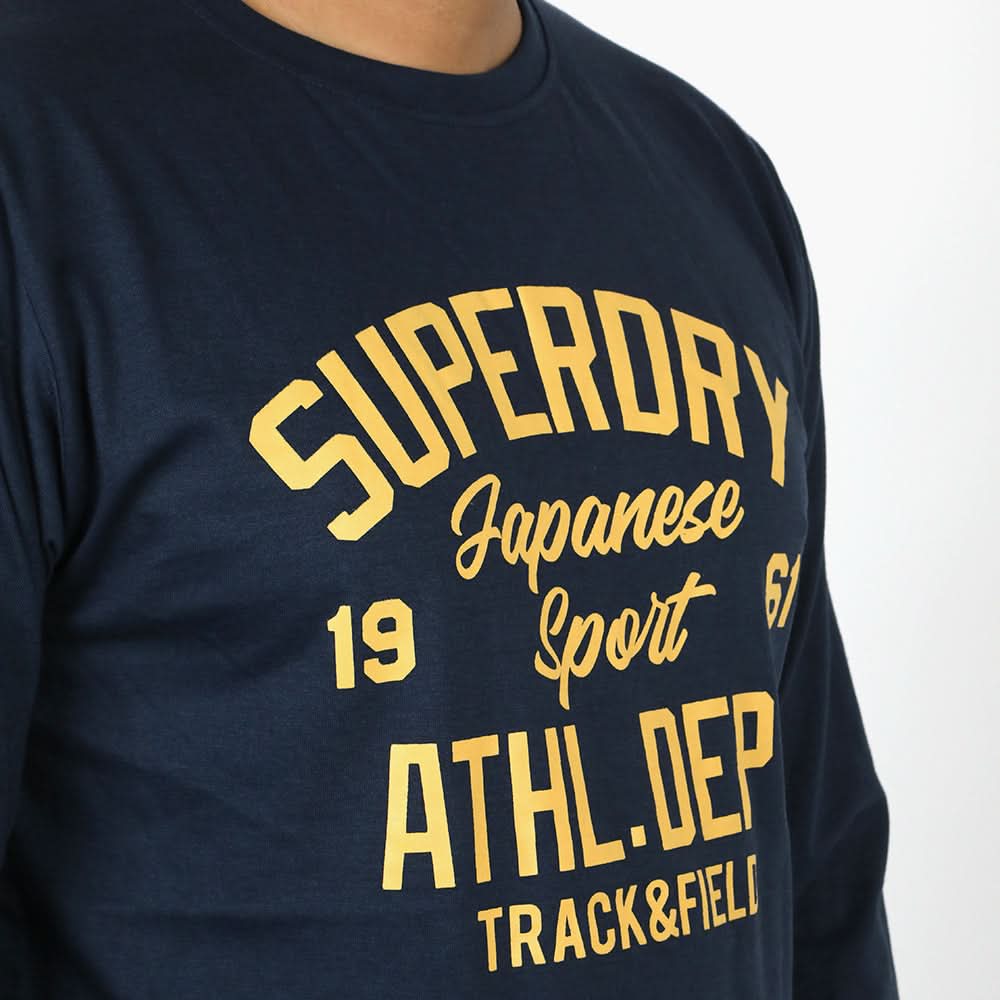 Men's Full Sleeves T-Shirt - Navy Blue, Men's T-Shirts & Polos, Chase Value, Chase Value