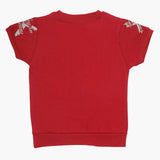 Boys Half Sleeves T-Shirt - Maroon, Boys T-Shirts, Chase Value, Chase Value