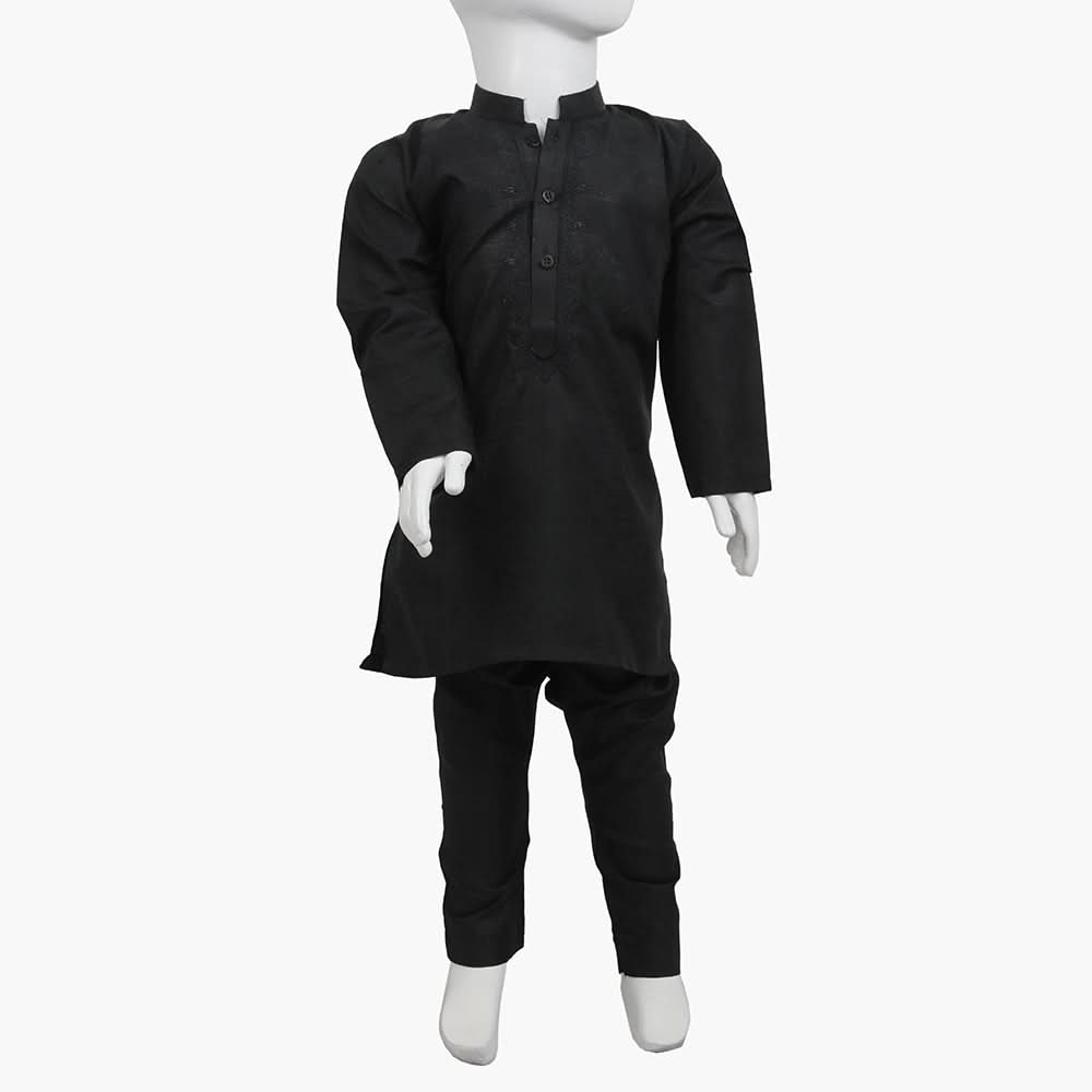Boys Shalwar Suit - Black, Boys Shalwar Kameez, Chase Value, Chase Value