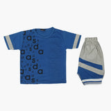 Boys Half Sleeves Suit - Royal Blue, Boys Sets & Suits, Chase Value, Chase Value