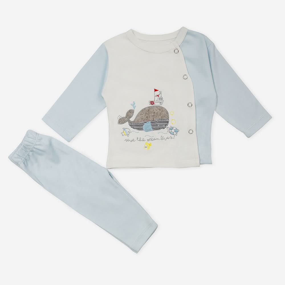 Newborn Boys Suit - Blue, Newborn Boys Sets & Suits, Chase Value, Chase Value