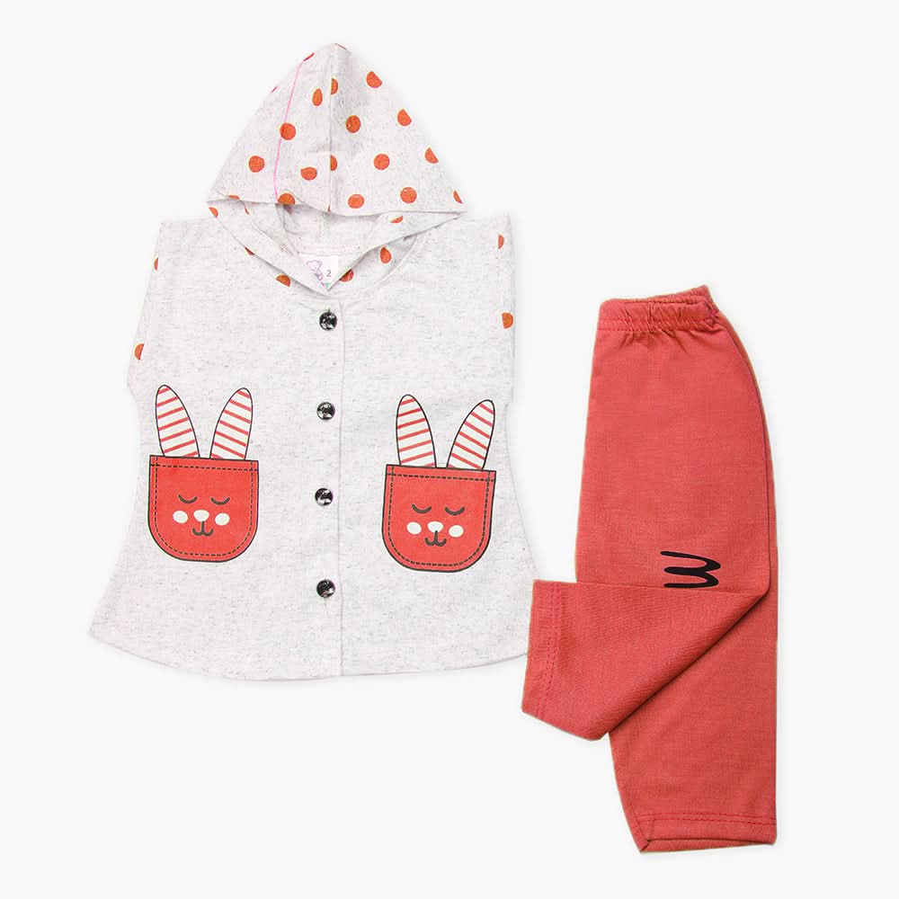 Newborn Girls Full Sleeves Suit - Red, Newborn Girls Winterwear, Chase Value, Chase Value