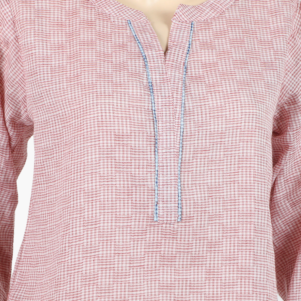 Women's Woven Top - Peach, Women T-Shirts & Tops, Chase Value, Chase Value