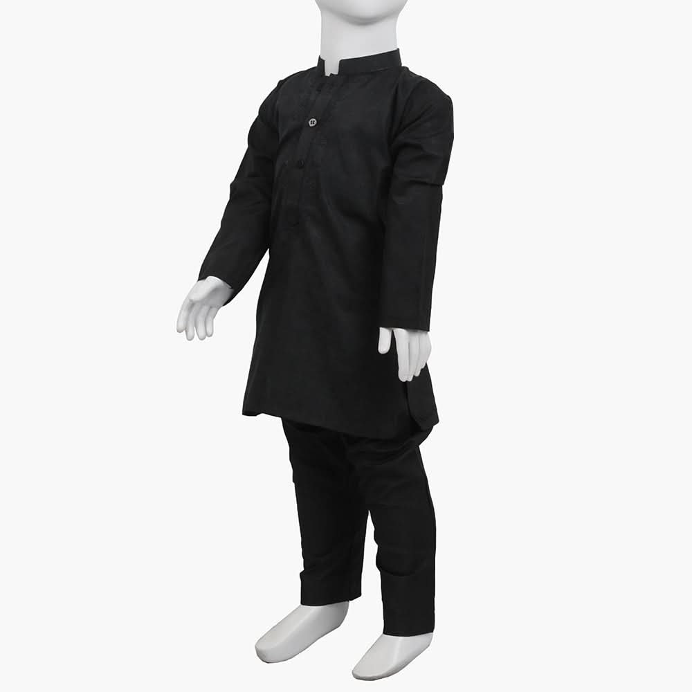 Boys Shalwar Suit - Black, Boys Shalwar Kameez, Chase Value, Chase Value