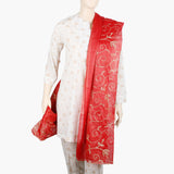 Women's Masoori Zari Dupatta - Red, Women Dupatta, Chase Value, Chase Value