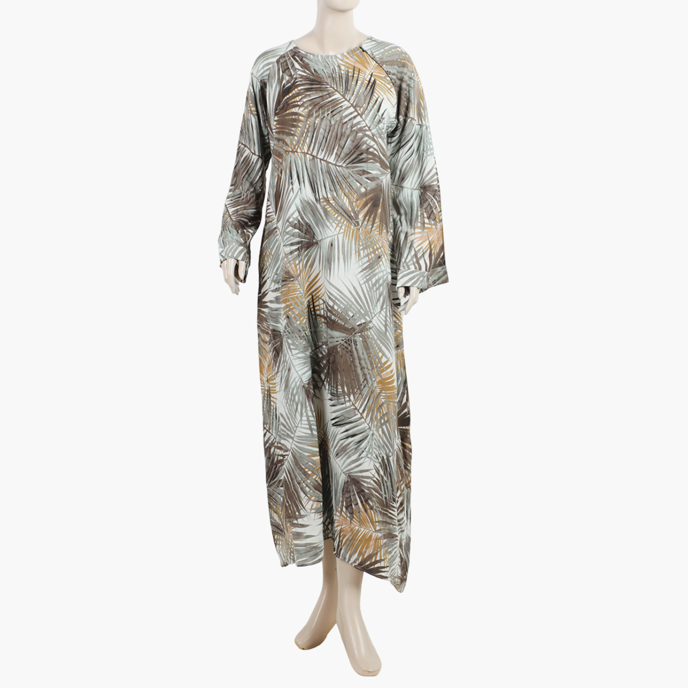 Women's Printed Abaya - Multi Color, Women Abayas, Chase Value, Chase Value
