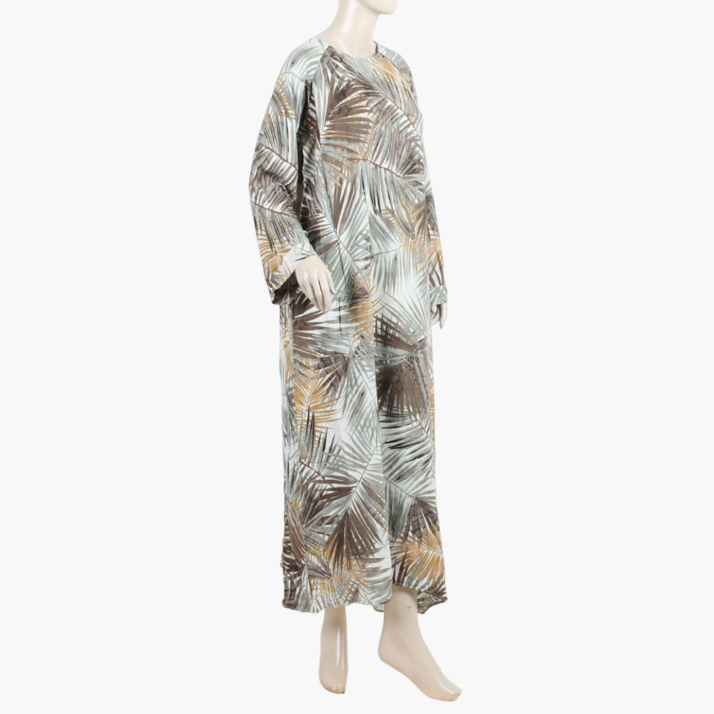 Women's Printed Abaya - Multi Color, Women Abayas, Chase Value, Chase Value